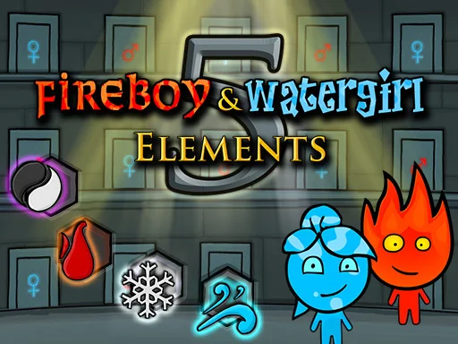 Ateş Çocuk ve Su Kız 5: Element Macerası 🔥💧