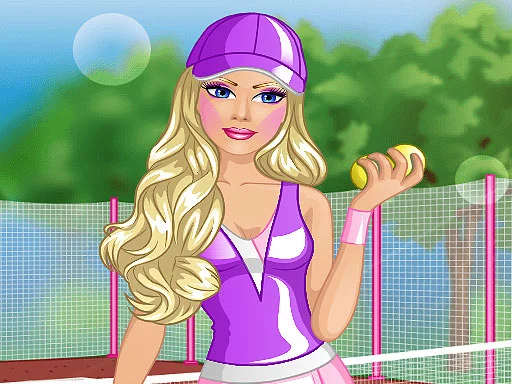 Barbie Tenis Stili: Kortlara Hükmet!