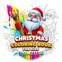 Çocuklar İçin Noel Boyama Kitabı: Renk Cümbüşüne Dal!