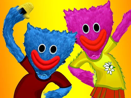 Huggy Wuggy'i Giydir: Moda Canavarı!