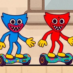 Kırmızı ve Mavi Hugli Wugli: İki Kişilik Kaos!