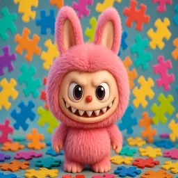 Labubu Kızları: Yapboz Şöleni! 🧩