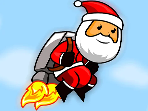 Noel Baba Jetpack'le Havada!