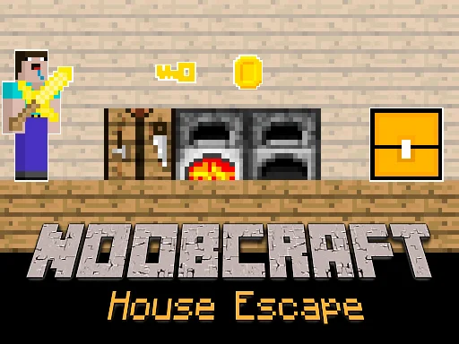 Noobcraft Evden Kaçış: Minecraft'ta Hayatta Kal!