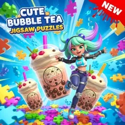 Sevimli Bubble Tea Yapbozları: Tatlı Bir Bulmaca Şöleni!