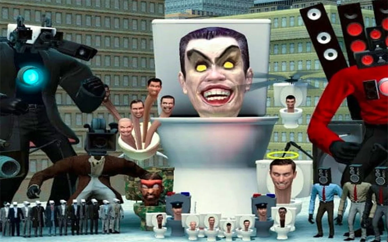 Skibidi Tuvalet Kaydırmalı Yapboz: Kafalar Karışıyor!