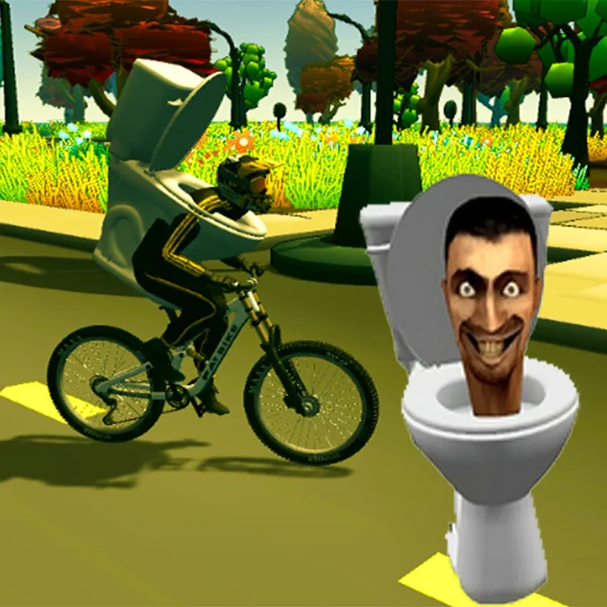 Skibidi Tuvalet Motor Macerası: Gazla, Zıpla, Hayatta Kal! 🚽🏍️