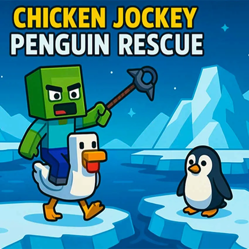 Tavuk Jokey: Penguen Kurtarma Operasyonu! 🐧🐔